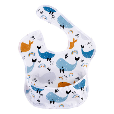 Waterproof Coated Baby Bibs - NecessiteeBaby