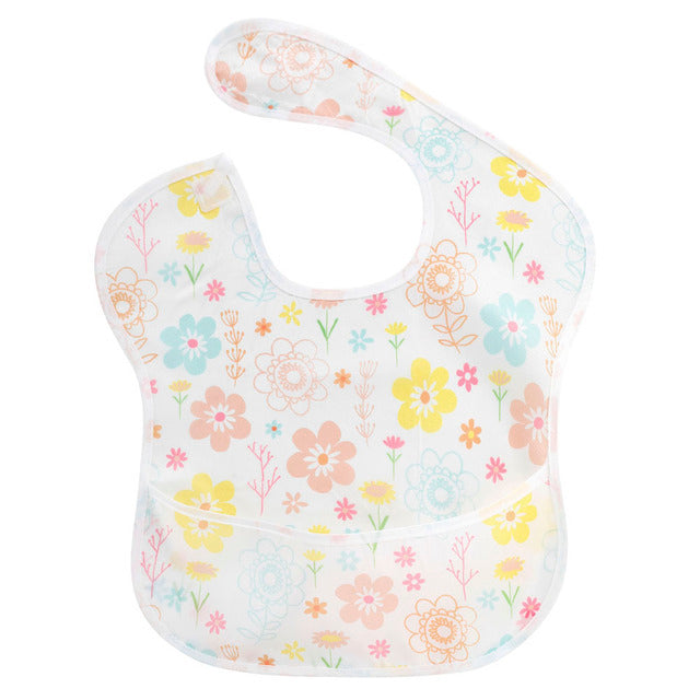 Waterproof Coated Baby Bibs - NecessiteeBaby