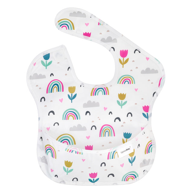 Waterproof Coated Baby Bibs - NecessiteeBaby